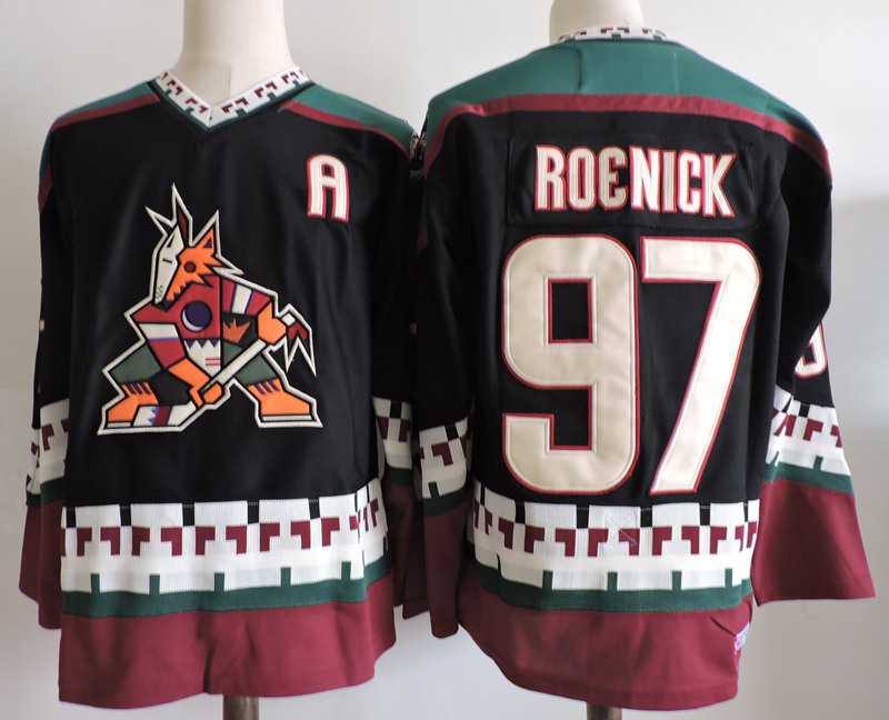 Phoenix Coyotes #97 Roenick Black CCM Throwback Stitched Jersey,We sell and wholesale Phoenix Coyotes #97 Roenick Black CCM Throwback Stitched Jersey on line form chian!